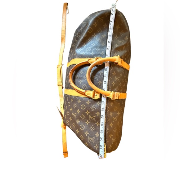 Auth Louis Vuitton Monogram Keepall Bandouliere 55 Boston Bag - Picture 4 of 16